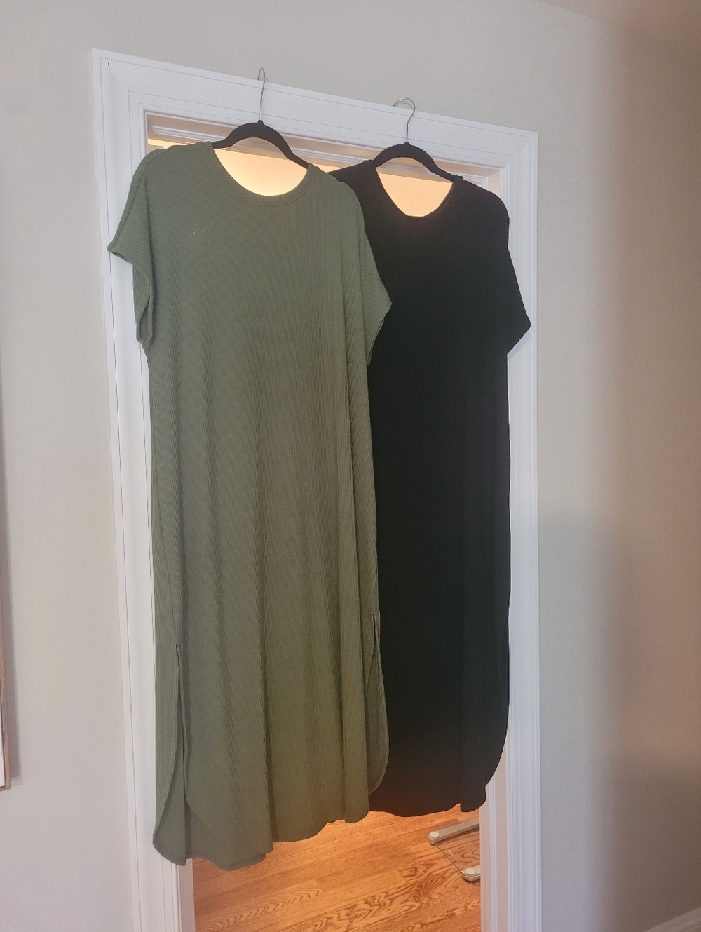 TWO time And Tru Ribbed Maxi Dresses